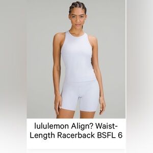 lululemon athletica light purple Tank Top